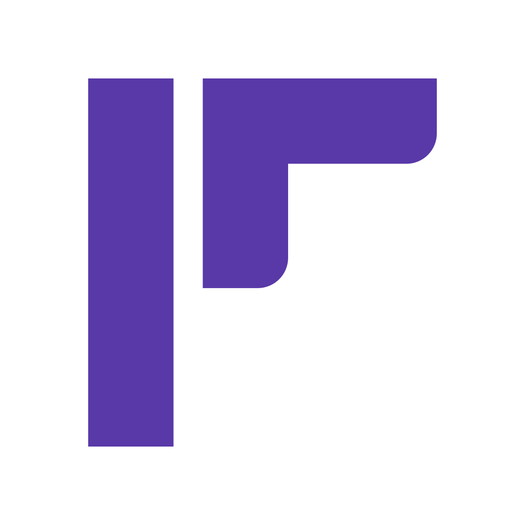 El Fondo icon: brand mark in violet